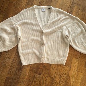 Cropped Ribbed Sweater